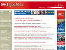 Tablet Screenshot of mass-spec-capital.com